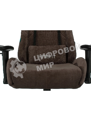 Кресло Бюрократ VIKING KNIGHT LT10 FABRIC коричневый, ткань, 120 кг, механизм качания