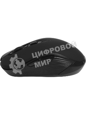 Мышь беспроводная Defender Gassa MM-105 черный, 1600 dpi, радиоканал, USB, кнопки - 6