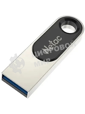 Флешка USB Netac U278 (NT03U278N-064G-32PN), 64Gb, USB 3.0, R/W 90/45, серебристый/черный