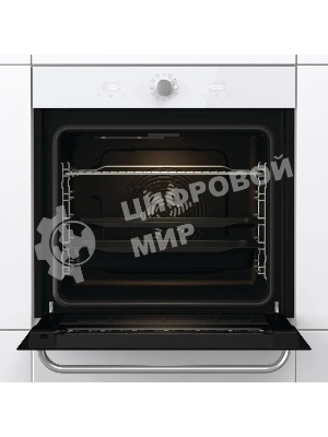 Электрическая духовка Gorenje BOS67371SYW 60 см, 77 л, Коллекция: Simplicity, Очистка паром AquaClean, 12 режимов, белый
