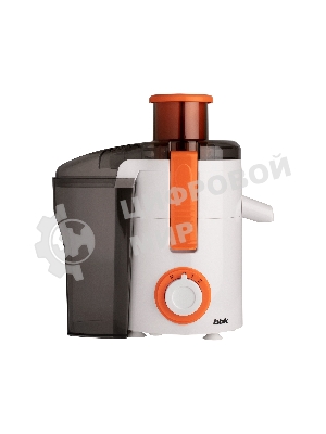Соковыжималка BBK JC060-H11 белый/оранжевый, центробежная, 550 Вт, 500 мл, механическое
