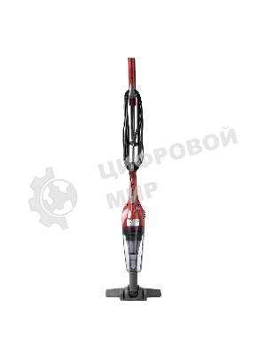 Пылесос вертикальный Centek CT-2565 красный, питание от сети, 200 Вт, уборка сухая, пылесборник 1.2 л