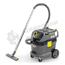 Строительный пылесос Karcher NT 30/1 Tact L серый, 1380 Вт, уборка сухая/сбор воды, пылесборник мешок/контейнер, 30 л