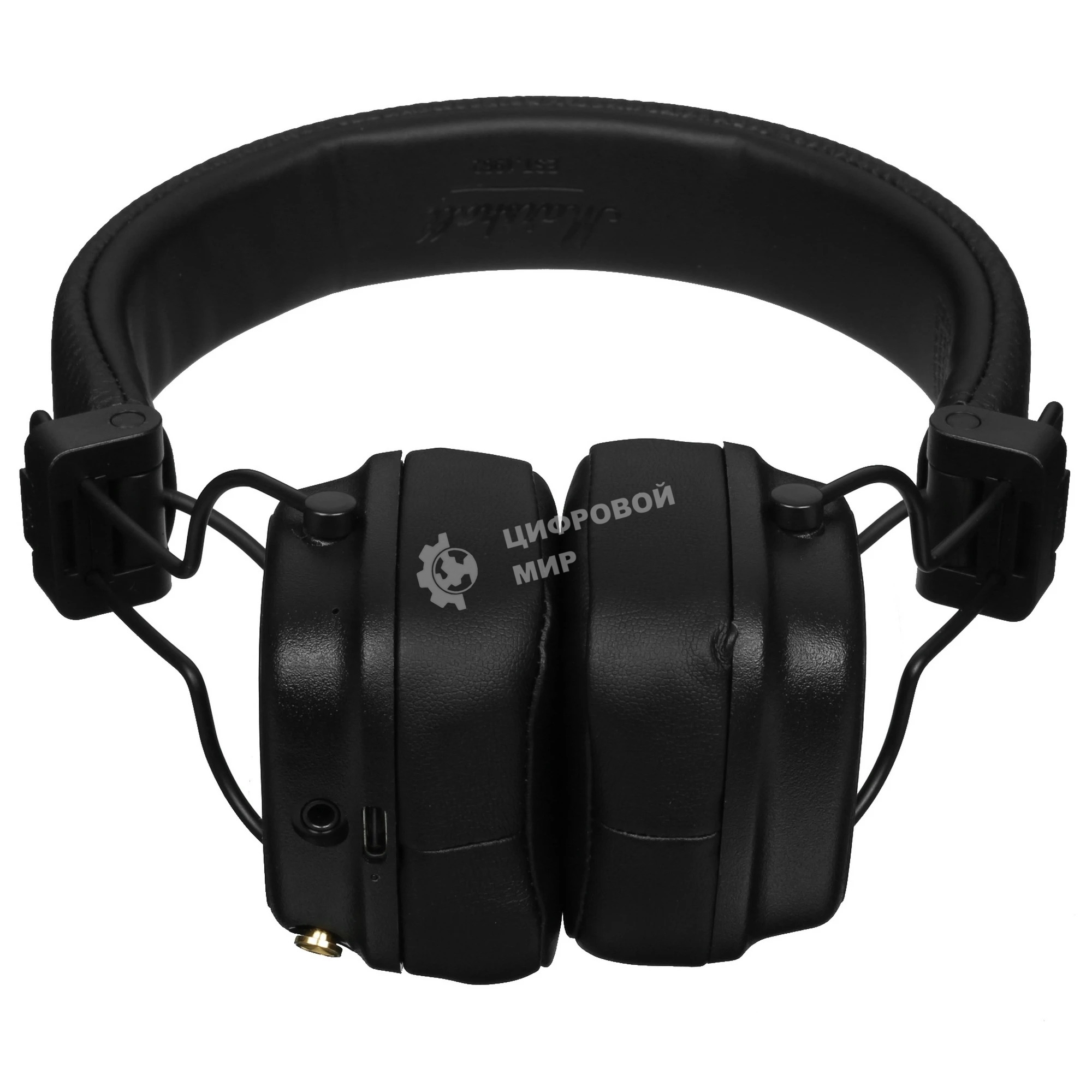Беспроводные/проводные наушники Marshall Major IV черный, накладные, Bluetooth + проводной, беспроводная зарядка, до 80 ч