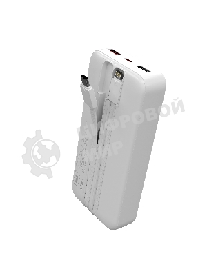Портативный аккумулятор MORE CHOICE (4620202552822) PB35-20 20000mAh 2USB+1Type-C 3.0A 22.5W+PD20W+QC3.0, белый