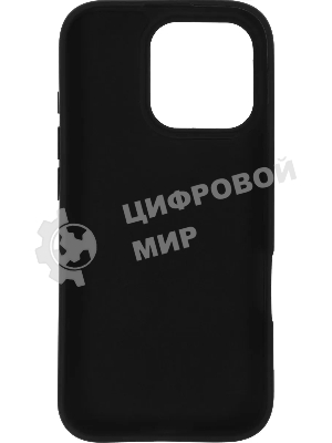 Чехол (клип-кейс) BoraSCO для Apple iPhone 16 Pro Microfiber Case черный (73691)
