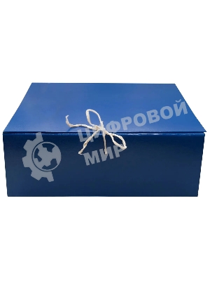 Короб архивный 2 завязки Silwerhof КБЗ-2-120P, бумвинил, корешок 120мм, разобранный A4, ассорти