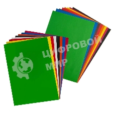 Набор картона/бумаги Silwerhof Скейтбордист 16 лист., 8цв., 230г/м2, 1 дизайн