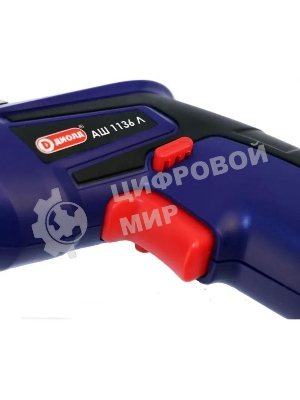 Отвертка аккумуляторная Диолд АШ-1136 Л аккум. патрон:Шестигранник 6.35 мм (1/4) (кейс в комплекте) (10021021)