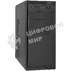 Компьютерный корпус Minitower ExeGate MA-372UX-UNS400 (mATX, БП UNS400 с вент. 12см, 2хUSB+2хUSB3.0, аудио, черный)