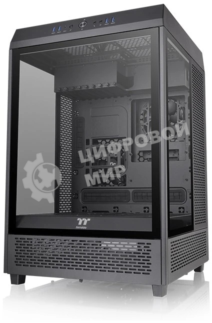 Компьютерный корпус Thermaltake The Tower 500 черный без БП ATX 1x120мм 3x140мм 4xUSB 3.0 2xUSB3.1 audio bott PSU