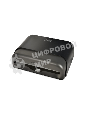 Диспенсер бумажных полотенец Puff-5140Bl черный, с замком, ABS-пластик