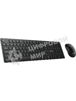 Комплект клавиатура+мышь MSI Forge K210 Combo беспроводной, USB, 1600 DPI, чёрный