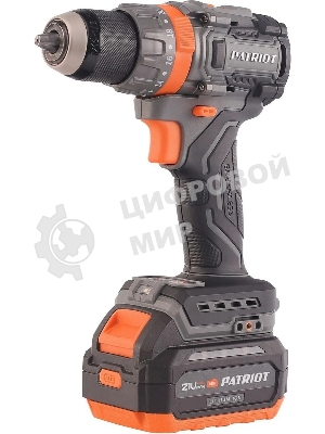 Дрель-шуруповерт Patriot BR 216UES, 21 В, 2 Ач, 85 Нм, бесщеточный