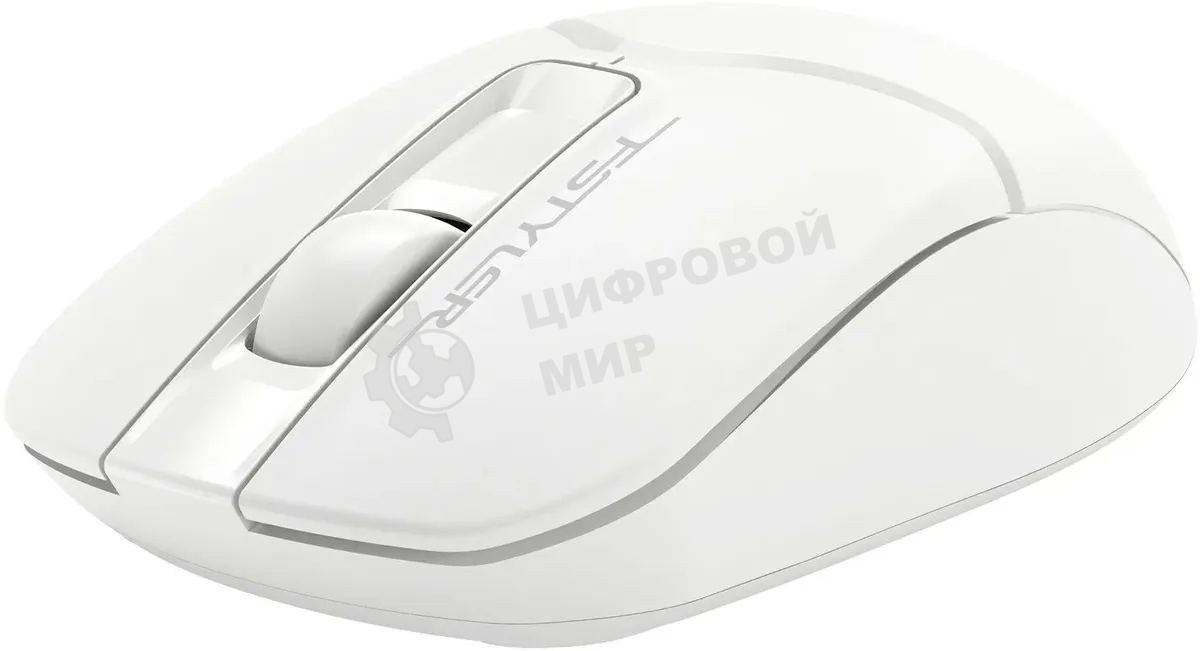 Мышь беспроводная A4Tech Fstyler FB12S белый, 1200 dpi, радиоканал, Bluetooth, USB, кнопки - 2