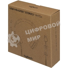 Гарнитура Logitech H650e чёрный, проводная, USB