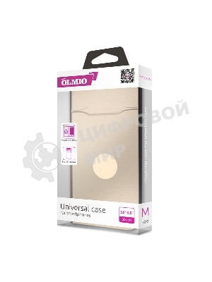 Чехол-книжка универсальный для смартфонов OLMIO р.M, 5.0