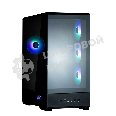 Компьютерный корпус ZALMAN P50 DS, ATX, черный, WINDOW, 2x3.5