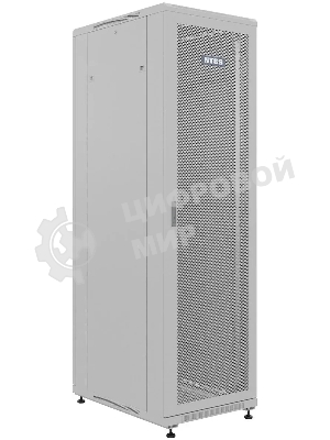 Шкаф серверный NTSS Премиум (NTSS-R22U6080PD) напольный 22U 600x800 мм пер. дв. перфор. металл 900 кг серый 710 мм 54 кг 1102 мм IP20 сталь
