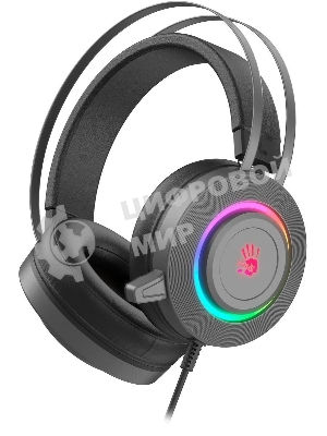 Гарнитура Bloody G521S серый, проводная, подсветка