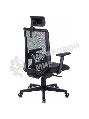 Кресло Бюрократ EXPERT TW-01 черный, сетка, подголовник