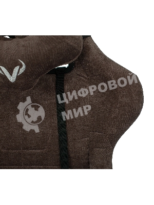 Кресло Бюрократ VIKING KNIGHT LT10 FABRIC коричневый, ткань, 120 кг, механизм качания