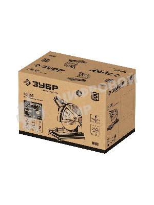 Монтажная пила (отрезная) ЗУБР 355 мм, 2400 Вт, Профессионал (ПО-355)