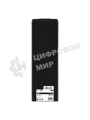 Источник бесперебойного питания ExeGate Smart LB-650.LCD.AVR.2SH (650VA/390W, LCD, AVR, 2*Schuko, батарея 12V 7Ah, черный)