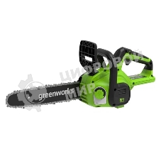 Цепная пила аккумуляторная GreenWorks G24CS25K4, 24V, 25 см, c АКБ 4А·ч и ЗУ (2007707UB)