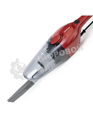 Пылесос вертикальный Centek CT-2565 красный, питание от сети, 200 Вт, уборка сухая, пылесборник 1.2 л