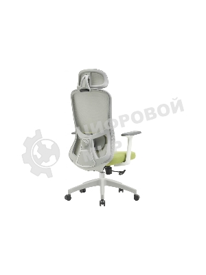 Кресло Cactus CS-GMC515-GYGN серый, сетка, подголовник