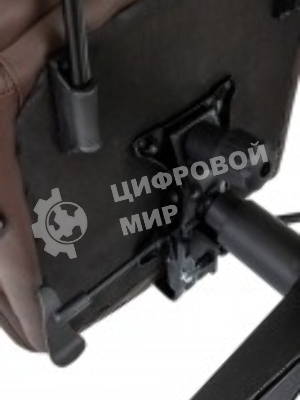 Кресло Бюрократ CH-824MSG-BF коричневый, экокожа