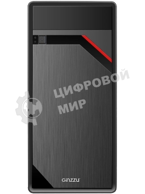 Компьютерный корпус Ginzzu D180 2хUSB 2.0,AU w/o PSU