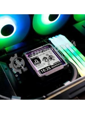 Система жидкостного охлаждения Thermalright Frozen Warframe PRO 360 ARGB Soc-AM5/AM4/1200/1700/1851 черный 4-pin 29.8dB Al LCD Ret (F-WFRAME-PRO-360-BL-ARGB)