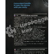 Портативная колонка Defender Boomer 20 20Вт Light/BT/FM/USB/AUX/MIC черный