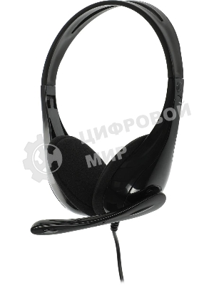 Гарнитура A4Tech HU-9 чёрный, проводная