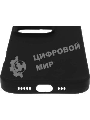 Чехол (клип-кейс) BoraSCO для Apple iPhone 16 Pro Microfiber Case черный (73691)