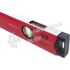 Уровень алюминиевый Matrix магнитный, 1000 мм, фрезерованный, 3 глазка, усиленный