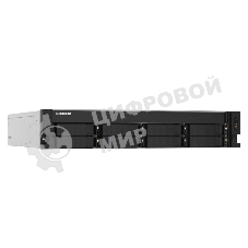 Сетевое хранилище без дисков SMB QNAP TS-832PXU-4G 8-Bay AL324 quad-core 1.7 GHz 2U rackmount NAS, 4Gb DDR4 UDIMM RAM (max 1x16Gb), SATA 6Gb/s, 2x 10GbE SFP+ LAN, 2x2.5 GbE LAN, 1x PCIe Gen2 x2 slot. W/o RAIL-B02