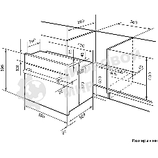 Духовой шкаф LEX EDM 076 GR