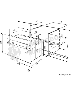Духовой шкаф LEX EDM 076 GR