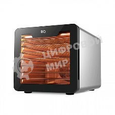 Сушилка для овощей и фруктов BQ FD9000 Black-Steel, Мощность 650 Вт