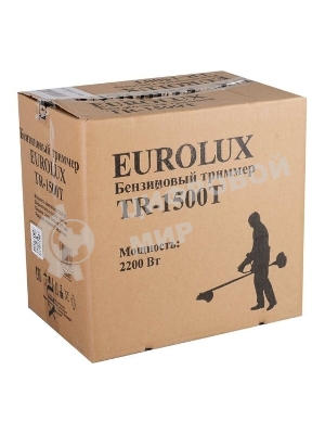 Бензиновый триммер Eurolux TR-1500T 70/2/17 2-х тактный, 1,5 кВт, ширина 255мм, бак 700мл, 7кг
