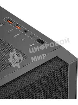 Компьютерный корпус PcCooler C3D510 BK ARGb черный без БП ATX 3x120мм 2xUSB3.0 1xUSB3.1 audio bott PSU