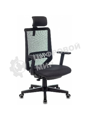 Кресло Бюрократ EXPERT TW-01 черный, сетка, подголовник