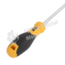 Крестовая отвертка Deli DL638250 PH3x250мм CR-V, Двухкомпонентная ручка. Хромированная.