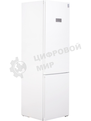 Холодильник Weissgauff CBN2WB1W2 INVERTER белый двухкамерный 280/108л морозилка снизу, No Frost