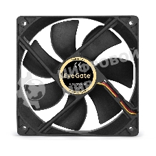 Вентилятор для корпуса ExeGate EX12025H3P черный, 120 мм, 1500 об/мин, 25 дБ, 3 pin