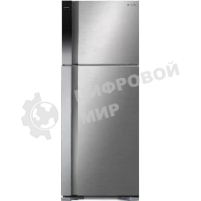 Холодильник Hitachi HRTN7489DF BSLCS нержавеющая сталь двухкамерный инвертер 345/105л морозилка сверху, No Frost