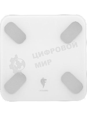 Весы электронные LEONORD LE-1275 Bluetooth (стеклянная поверхность, 180 кг) (109931)
